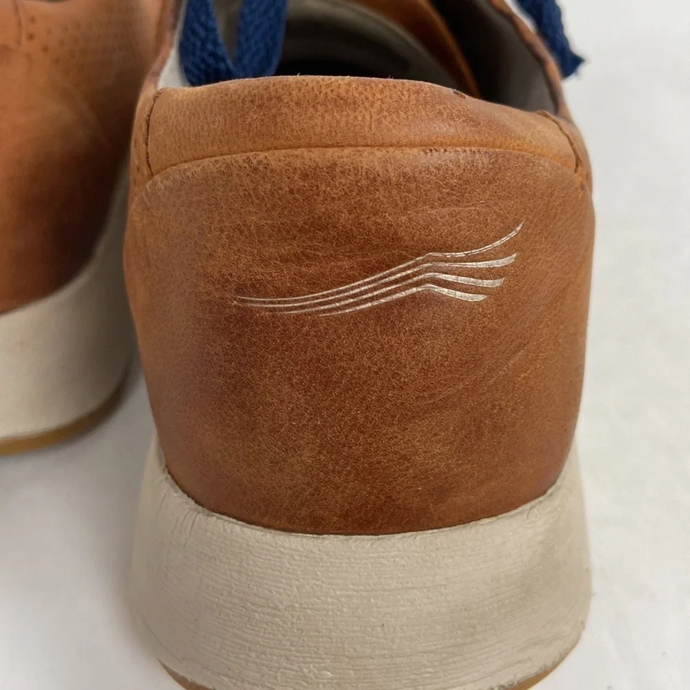 Dansko Christina Leather Nubuck Lace Up Sneaker